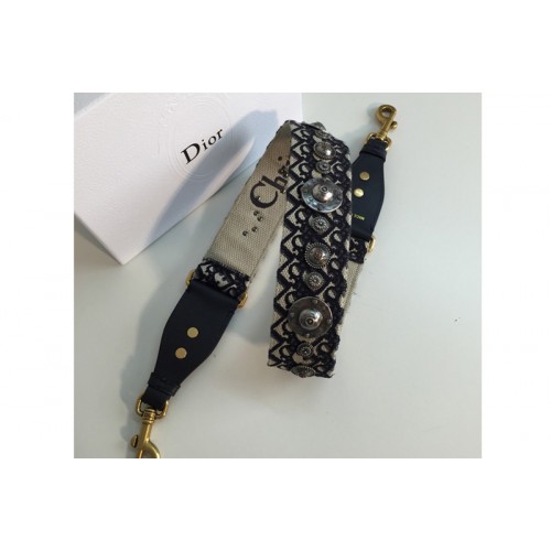 Dior S8520 Oblique Shoulder Strap in Dior Oblique jacquard