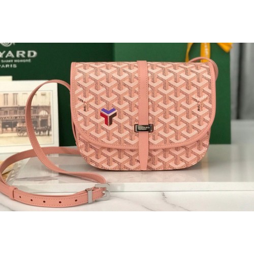 Goyard Belvedere PM bag in Pink Goyardine Canvas