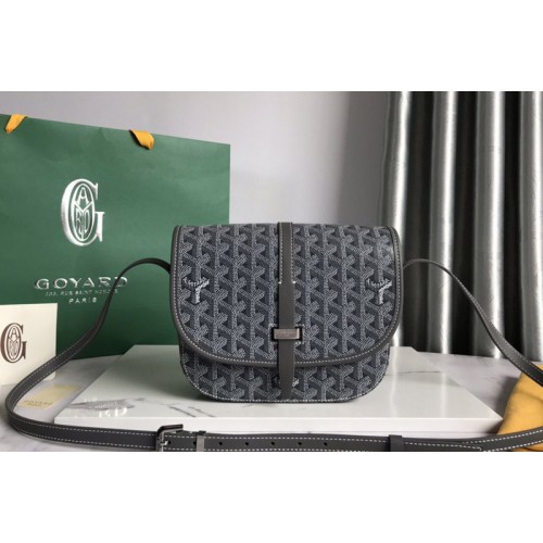 Goyard Belvedere PM bag in Gray Goyardine Canvas