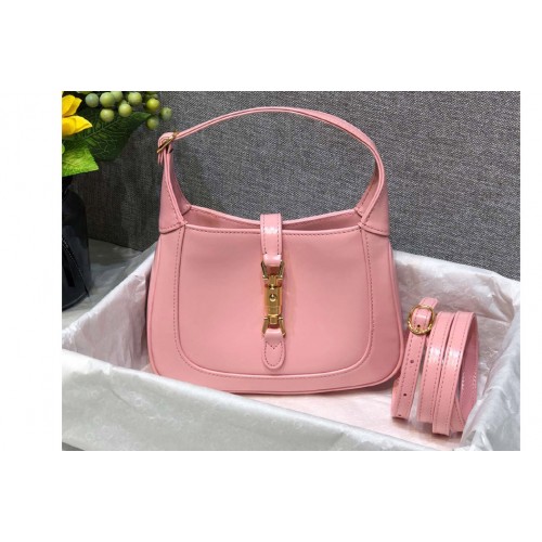 Gucci Jackie 1961 mini shoulder bag in Pink Leather