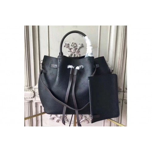 Louis Vuitton M54401 Girolata Bag in Black Mahina Leather