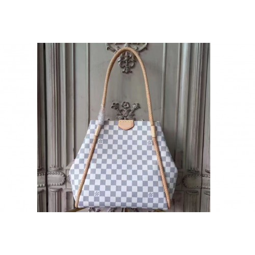Louis Vuitton N44027 Propriano Bag in Damier Azur Canvas Louis Vuitton N44027 Propriano Bag in Damier Azur Canvas