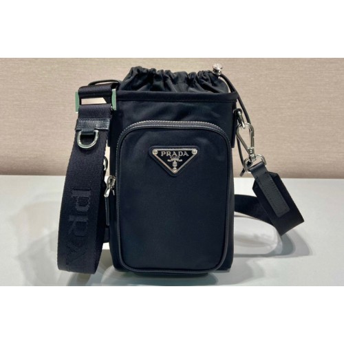 Prada 2ZH155 Re-Nylon smartphone case in Black Nylon Prada 2ZH155 Re-Nylon smartphone case in Black Nylon