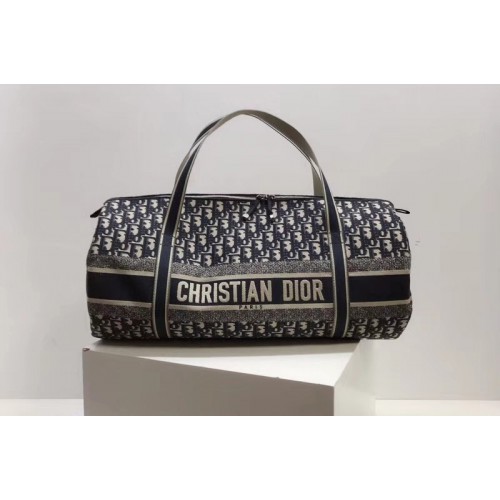 BEIGE AND BLACK DIOR OBLIQUE JACQUARD DUFFLE BAG in Beige and black Dior Oblique jacquard BEIGE AND BLACK DIOR OBLIQUE JACQUARD DUFFLE BAG in Beige and black Dior Oblique jacquard